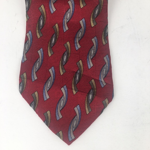 Corporate collection Jos. A. Bank red all silk tie - Picture 1 of 3